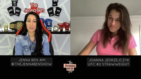 joanna jedrzejczyk - the jenna ben show, pt.1 /04.12.2020, rus subs/