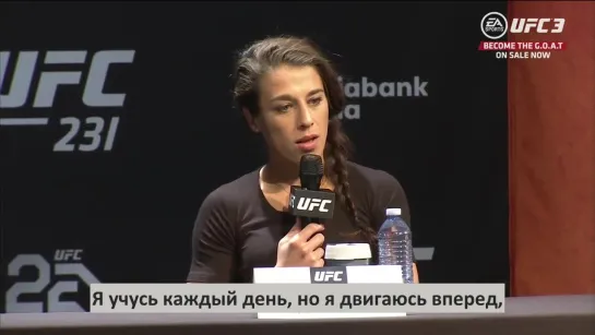 ufc 231 - jedrzejczyk vs shevchenko press conference