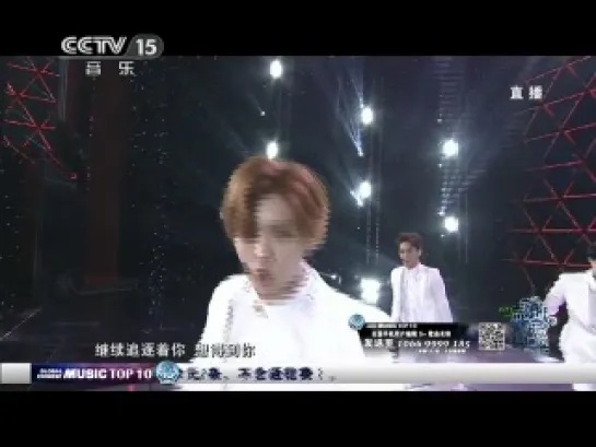 [2014.04.19] EXO-M - OVERDOSE @ CCTV Global Chinese Music