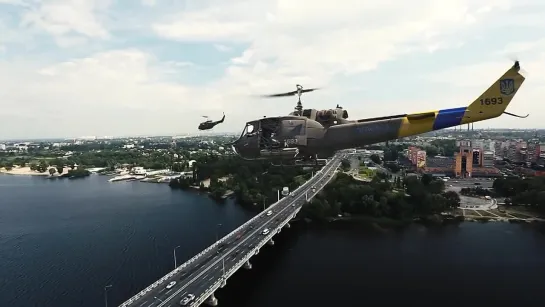 Ukrainian Army helicopters - Fortunate Son