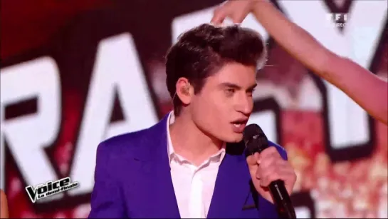 the voice - david thibault reprend en direct « crazy in love » pour la demi-finale (david thibault reprend en direct)