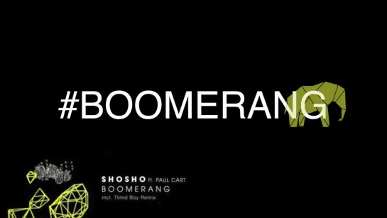 Shosho, Paul Cart - Boomerang (Original Mix)