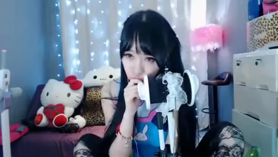 ASMR Ears licking You will fall asleep Звуки Рта Облизовывание Ушек  Асмр 14 Chinese girl