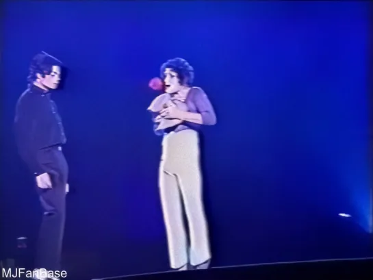 Michael Jackson Marcel Marceau - HBO One Night Only 1995 - Childhood (Rehearsal) [MTV News]