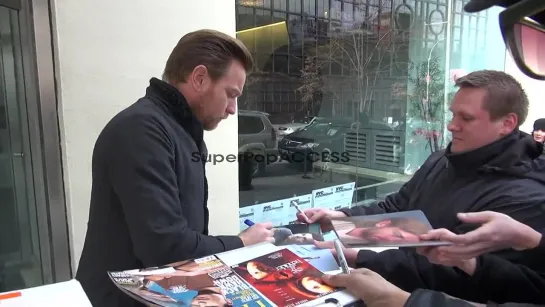 Ewan McGregor at the CBS This Morning studio in New York, NY on 3/9/2012