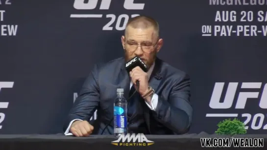 UFC 202 Post-fight Press Conferencе - Conor McGregor [русская озвучка от My Life is MMA]