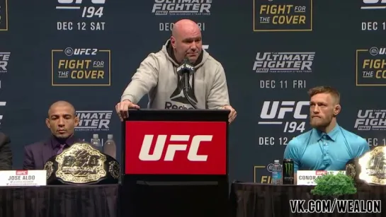 UFC 194 and The Ultimate Fighter 22 Finale: Press Conference [русская озвучка от My Life Is MMA]