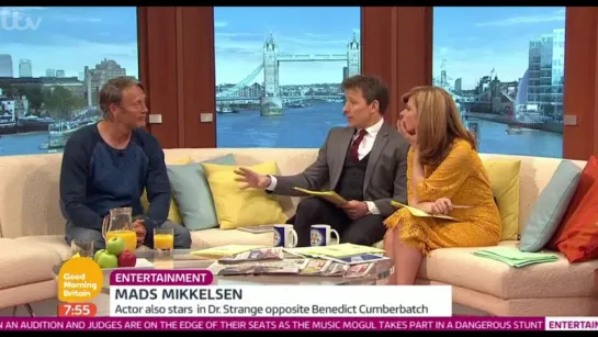 #MadsMikkelsen  Good Morning Britain