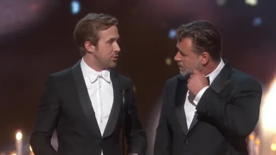 We have two Academy Awards between us. - Ryan Gosling. Oscars