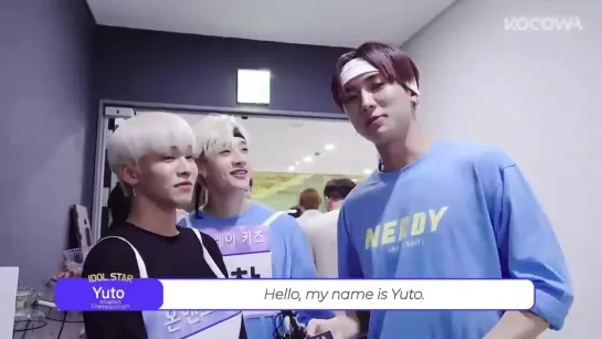 he's next to Yuto and Yuto