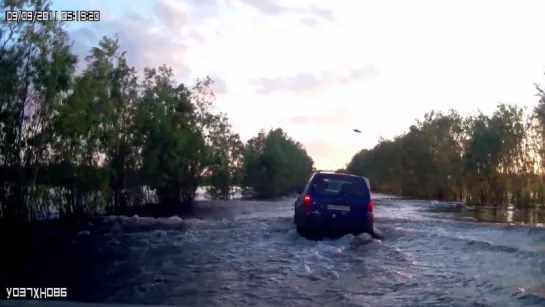 Потоп дороги Нижневартовск - Зайцева речка