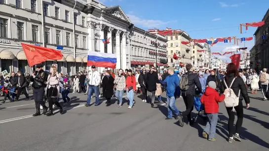 "Бессмертный полк"-3. СПб, Невский проспект. 09.05.2022