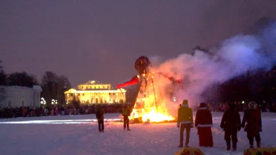 Масленица на Елагином. 18.02.2018. Гори, гори ясно, чтобы не погасло!