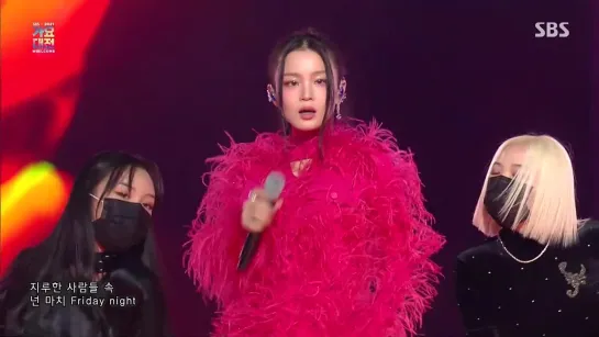 이하이LEEHI 고혹적인 빨간 립스틱 무대ㅣ2021 SBS 가요대전2021sbsgayoㅣSBS ENTER_1080p