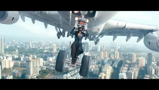 krrish 3 Hrithik Roshan flight or aeroplane action scene