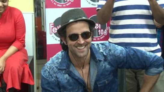 Hrithik at Fever Studios