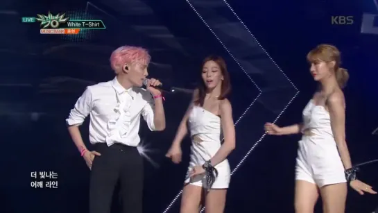 160527 Jonghyun - White T-shirt  |Music Bank