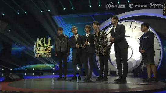 160329 KU MUSIC ASIAN MUSIC AWARDS - Best Asian Group | SHINee