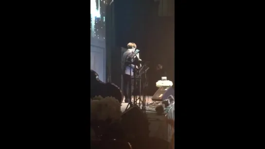 [150412] Jonghyun singing "너 사용법" at Wedding Ceremony