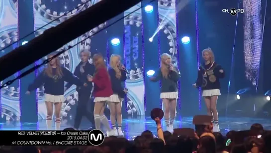 [MPDFancam] 150402 M!countdown No.1 Encore RED VELVET(레드벨벳) - Ice Cream Cake