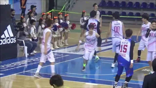 150225  Minho @ Hanstar Celebrity Basketball