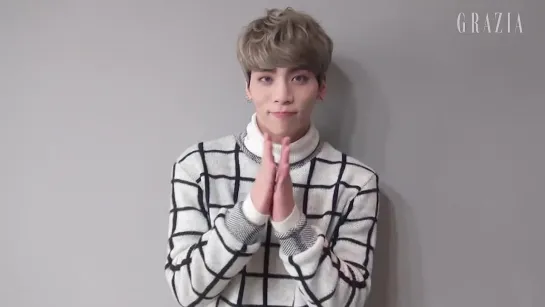 150216 JONGHYUN 종현 - Congratulatory Message to Grazia Korea