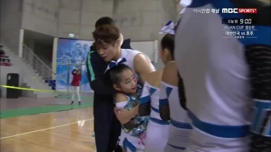 150131 Sweetheart Ace Minho @ Hanstar Celebrity Basketball ~ ATI vs Hoop Starz cut