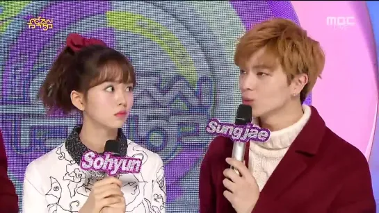 150117 Minho - MBC Music Core MC Cut