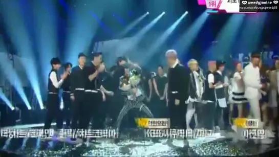 140829 Musicbank TAEMIN encore ft. SuperJunior MAMACITA