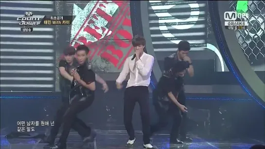 140822 Taemin ft Kai - Pretty boy + Danger @ MNET M!COUNTDOWN