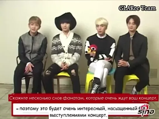 [GLARee Team] 140319 SHINee Sinlang Interview (рус.саб)