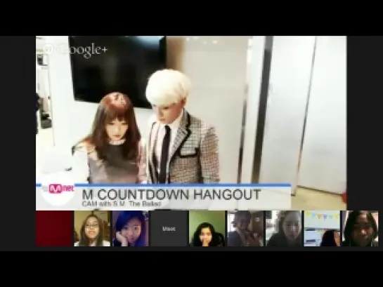 Mnet Countdown Hangout Cam