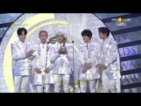 SHINee Winning INGI Awards 인기상 140123