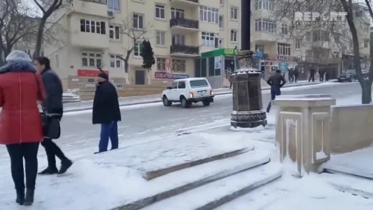 Гололед по-азербайджански