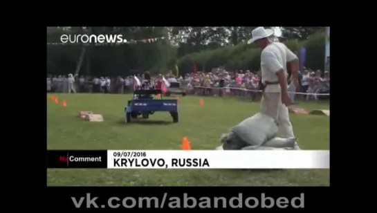 /abandobed | Russia - Annual  cow  dung  slinging  festival  at  Urals  village