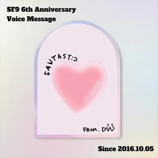 221005 twitter @ SF9_FANCLUB SF9 6th Anniversary Voice Message DAWON