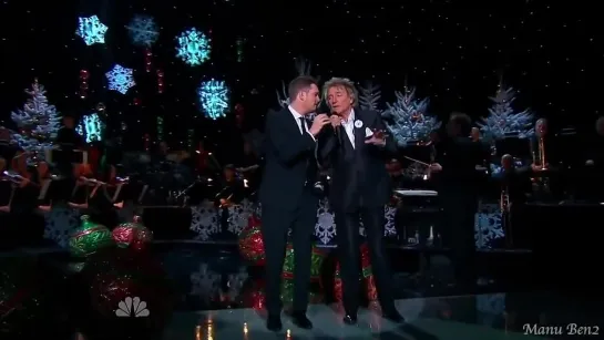 Michael Buble  Rod Stewart 2012  -  Winter wonderland