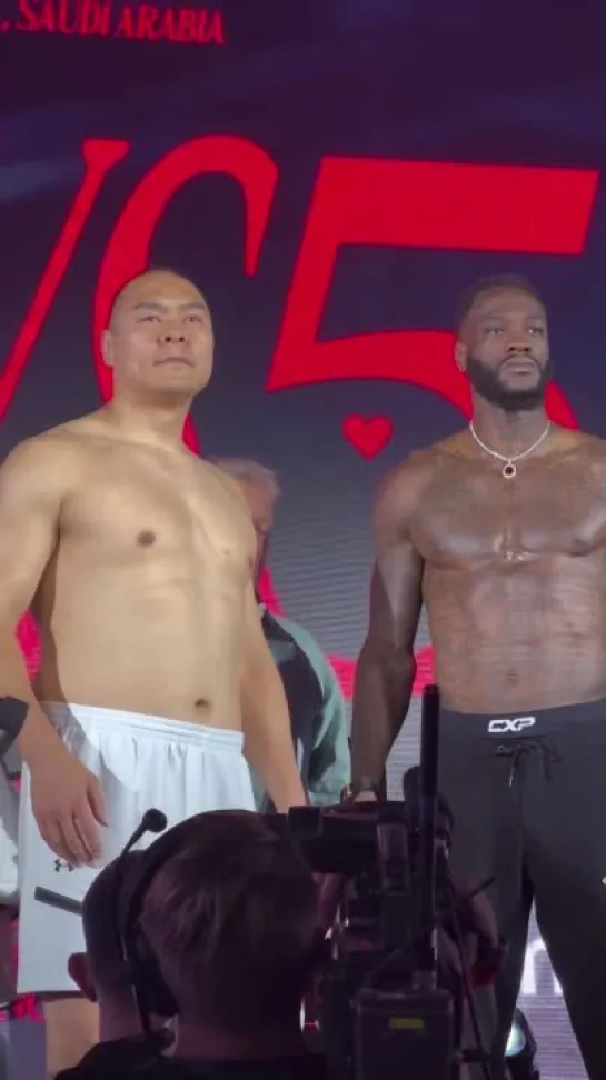 Wilder🆚 Zhang  face off 31.05.2024 г.🥊