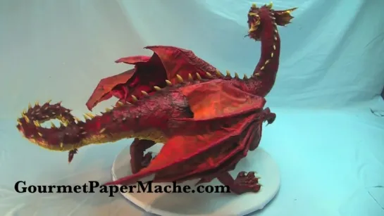 Baby Paper Mache Dragon