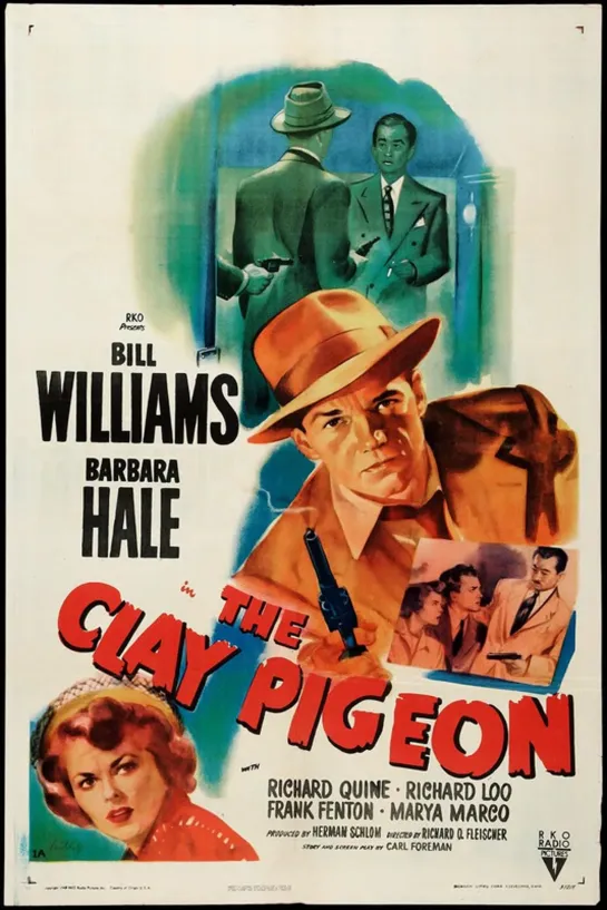 The Clay Pigeon (1949) -720p- Bill Williams, Barbara Hale, Richard Quine