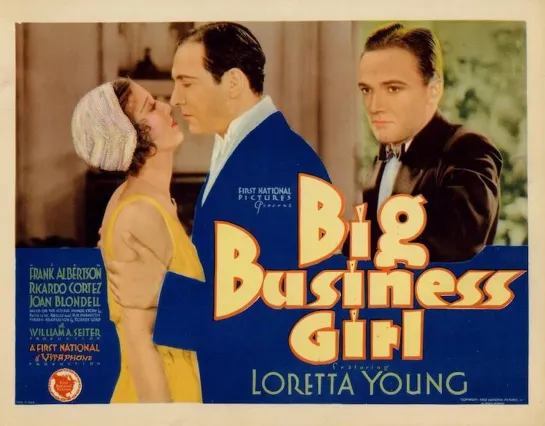 Big Business Girl (1931) -720p- Loretta Young, Frank Albertson, Ricardo Cortez, Joan Blondell