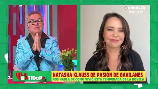 ENTREVISTA CON NATASHA KLAUSS EN LA BATIDORA 8.08.2022