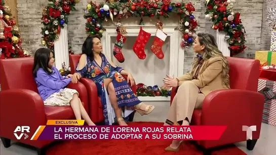 La hermana de Lorena Rojas comenta cómo adopto a su sobrina | Telemundo 27.12.2023