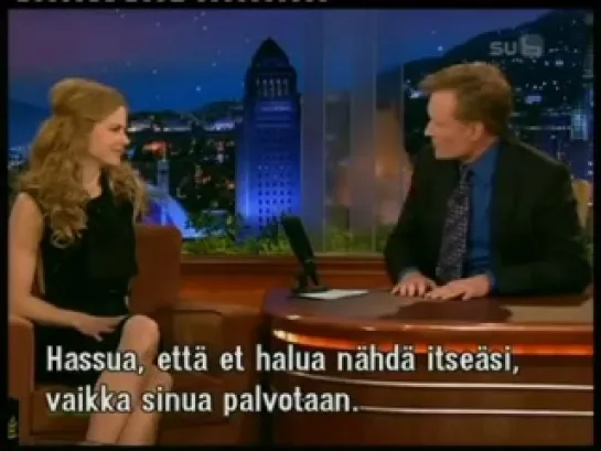 Nicole Kidman with Conan