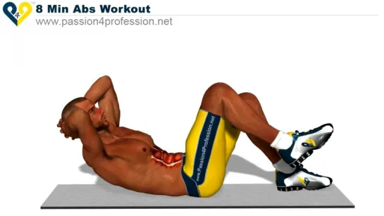 Lvl 1 - 8 Min Abs Workout, how to have six pack