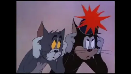 Tom & Jerry frames with a bomb