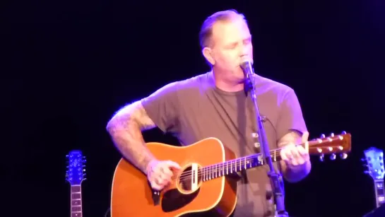 James Hetfield ( Metallica ) - In My Life - Beatles Acoustic Cover  ᴴᴰ  San Francisco 2014