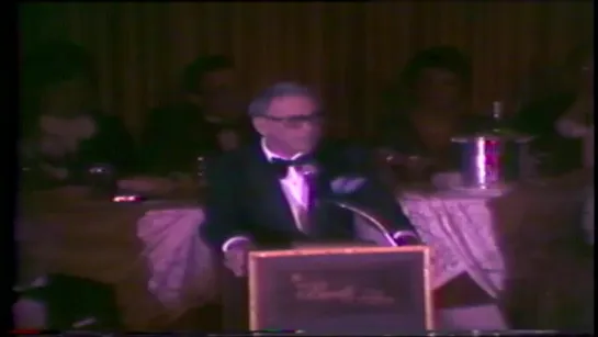 1980 - Frank Sinatra presents Simon Wiesenthal with the Eddie Cantor Foundations Susie Award