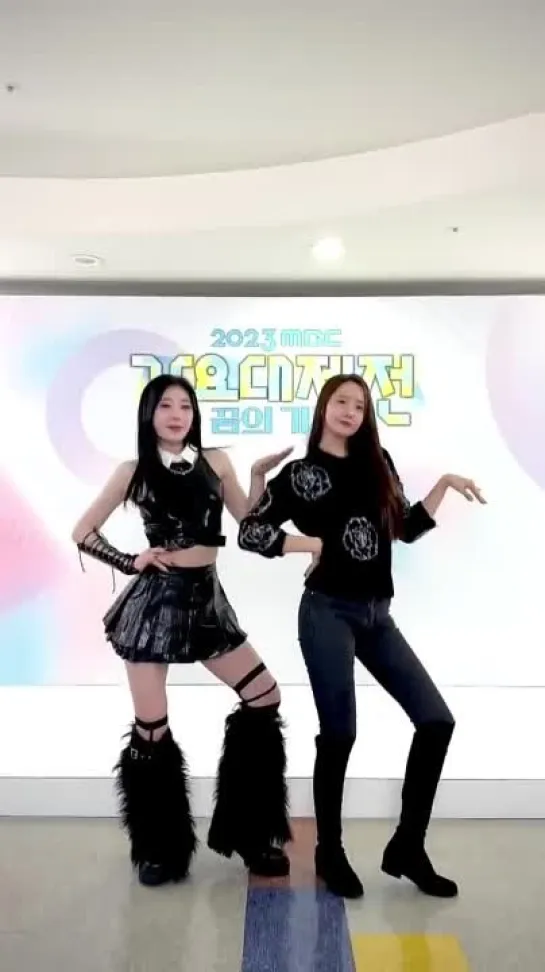 yoona & chaeryeong - untouchable challenge