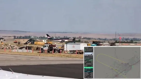 Former US President Donald Trump’s plane made an unexpected landing in Billings, Montana due to mechanical issues, local NBC aff